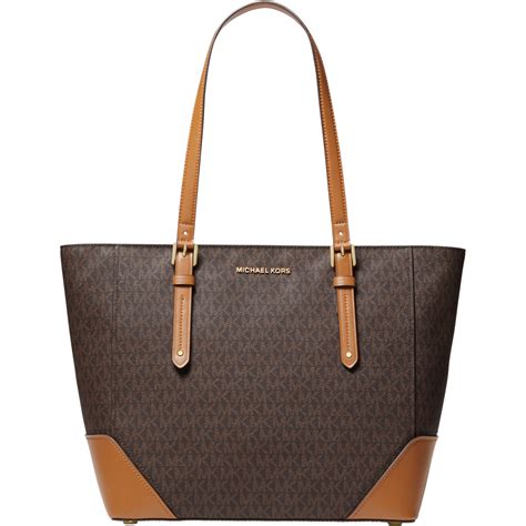 michael kors aria leather shoulder bag|Michael Kors aria large tote.